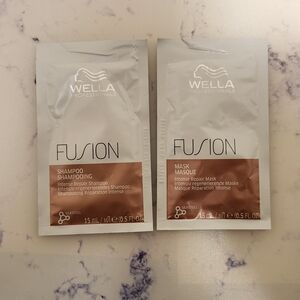 Wella Professionals Fusion Intensive Repair Shampoo & Intense Repair Mask .5 Oz